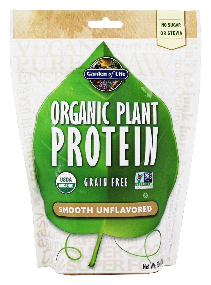 Garden of Life Organic Plant Protein, Smooth Unflavored - 236g | High-Quality Protein | MySupplementShop.co.uk