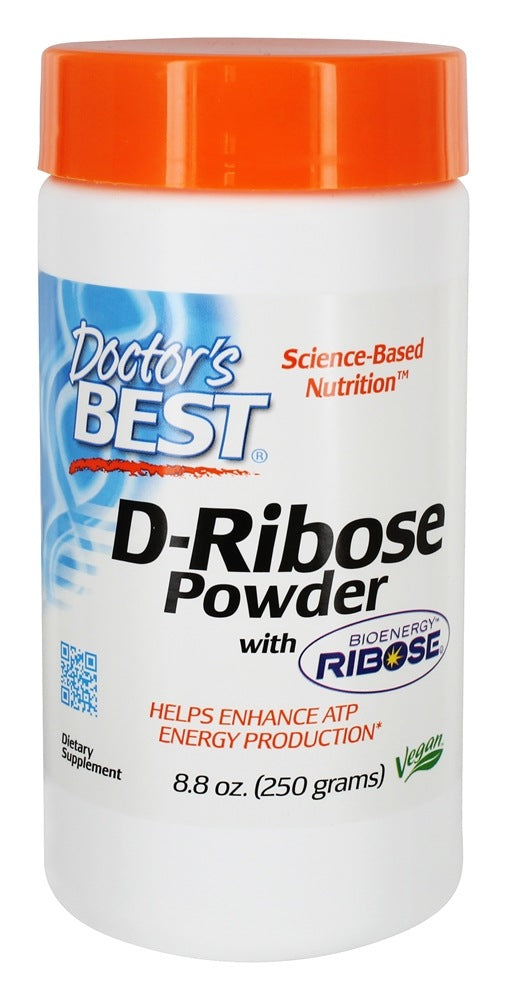 Doctor's Best D-Ribose, Powder - 250g | High-Quality Health and Wellbeing | MySupplementShop.co.uk
