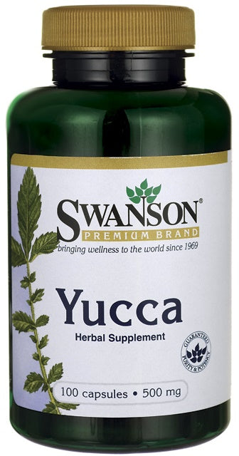 Swanson Yucca, 500mg - 100 caps | High-Quality Joint Support | MySupplementShop.co.uk
