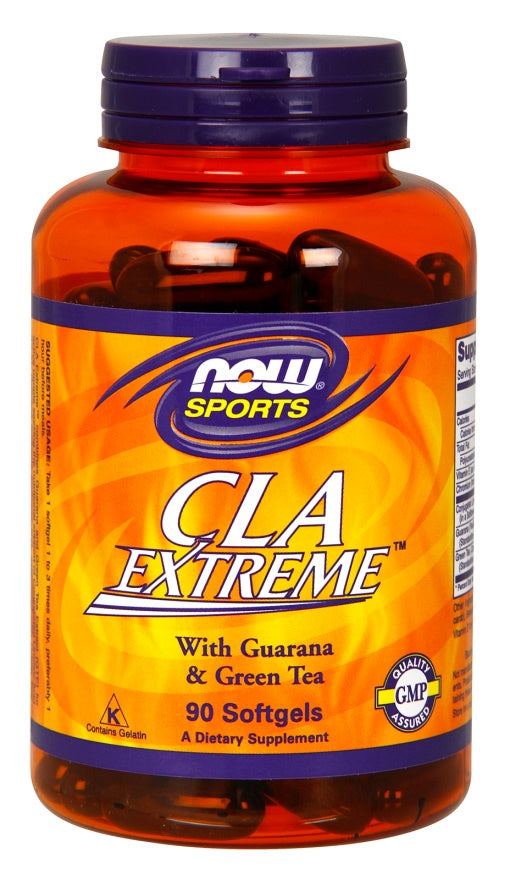 NOW Foods CLA Extreme - 90 softgels | High-Quality Slimming and Weight Management | MySupplementShop.co.uk