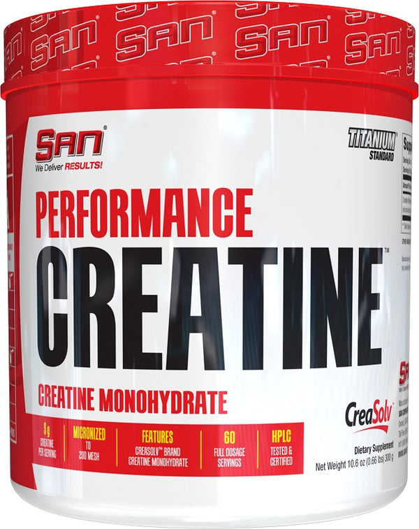 SAN Performance Creatine - 300 grams | High-Quality Creatine Supplements | MySupplementShop.co.uk