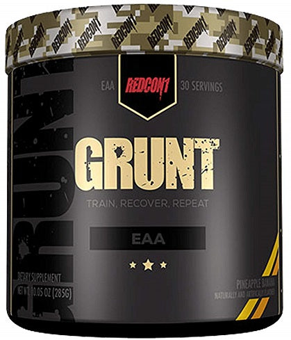 Redcon1 Grunt - EAA, Pineapple Banana - 285 grams | High-Quality Amino Acids and BCAAs | MySupplementShop.co.uk