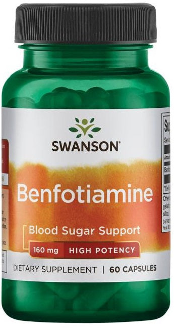 Swanson Benfotiamine, 160mg - 60 caps | High-Quality Vitamins & Minerals | MySupplementShop.co.uk