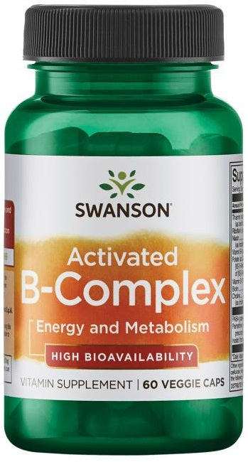 Swanson Activated B-Complex - 60 vcaps - Vitamins & Minerals at MySupplementShop by Swanson