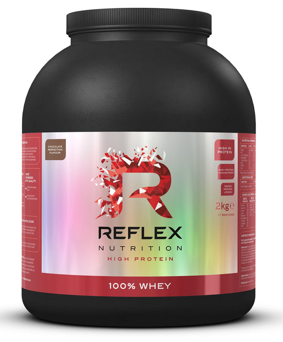 Reflex Nutrition 100% Whey 2kg Vanilla - Default Title - Protein at MySupplementShop by Reflex Nutrition