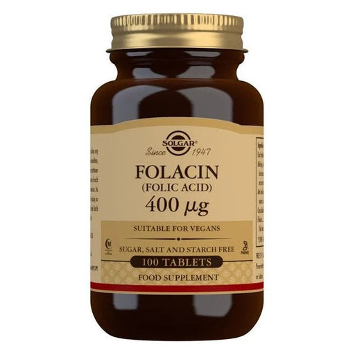 Solgar Folacin, 400mcg - 100 tabs | High-Quality Sports Supplements | MySupplementShop.co.uk