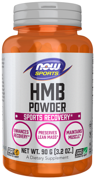 NOW Foods HMB, Powder - 90g | High-Quality Amino Acids and BCAAs | MySupplementShop.co.uk