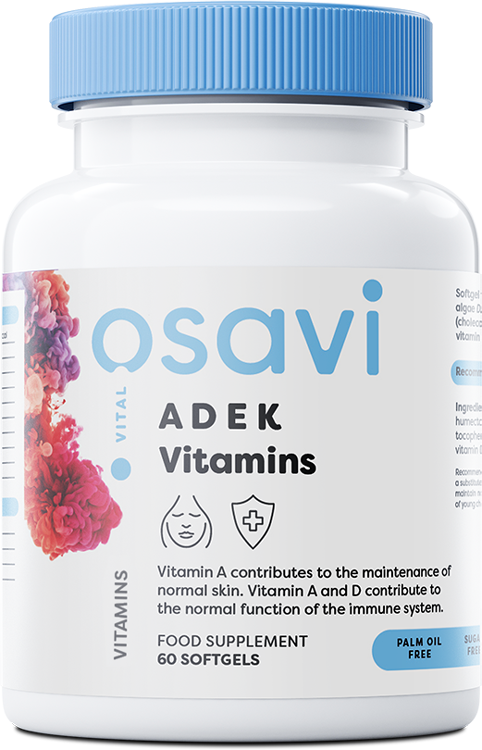 Osavi ADEK Vitamins - 60 softgels | High-Quality Sports Supplements | MySupplementShop.co.uk