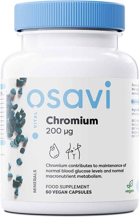 Osavi Chromium, 200mcg - 60 vegan caps | High-Quality Sports Supplements | MySupplementShop.co.uk