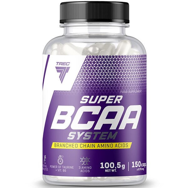 Trec Nutrition Super BCAA System - 150 caps - Default Title - Amino Acids and BCAAs at MySupplementShop by Trec Nutrition