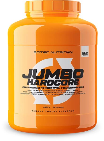 SciTec Jumbo Hardcore, Brittle White Chocolate - 3060 grams | High-Quality Weight Gainers & Carbs | MySupplementShop.co.uk