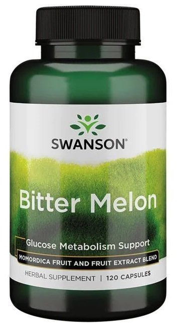 Swanson Bitter Melon - 120 caps | High-Quality Health and Wellbeing | MySupplementShop.co.uk