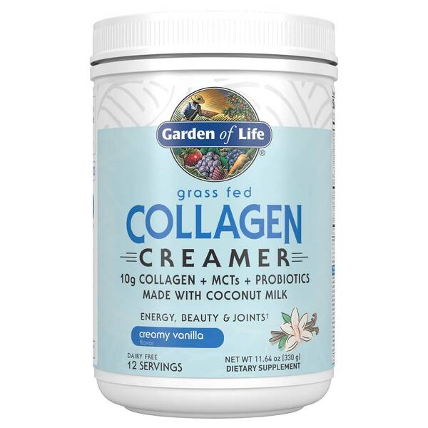 Garden of Life Grass Fed Collagen Creamer, Creamy Vanilla - 330g | High-Quality Joint Support | MySupplementShop.co.uk