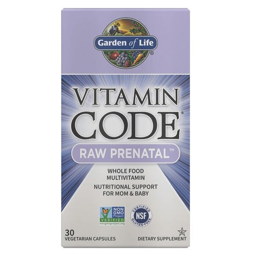 Garden of Life Vitamin Code Raw Prenatal - 30 vcaps | High-Quality Vitamins & Minerals | MySupplementShop.co.uk