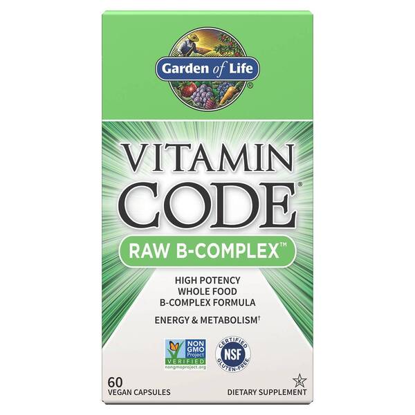 Garden of Life Vitamin Code Raw B-Complex - 60 vegan caps - Vitamins & Minerals at MySupplementShop by Garden of Life