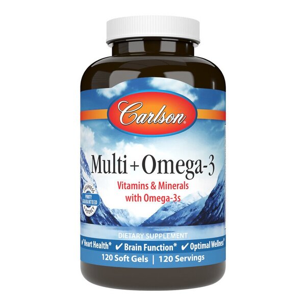 Carlson Labs Multi + Omega-3 - 120 softgels - Vitamins & Minerals at MySupplementShop by Carlson Labs