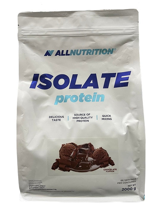 Allnutrition Isolate Protein, Chocolate - 2000 grams | High-Quality Protein | MySupplementShop.co.uk