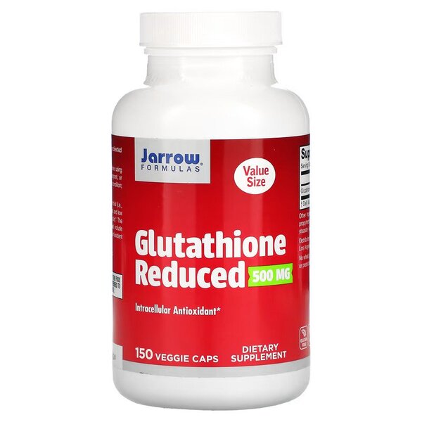 Jarrow Formulas Glutathione Reduced, 500mg - 150 vcaps - Health and Wellbeing at MySupplementShop by Jarrow Formulas