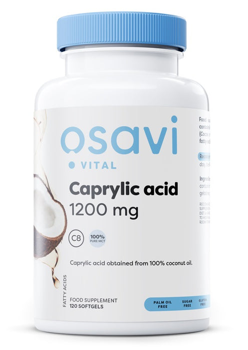 Osavi Caprylic Acid, 1200mg - 120 softgels - Default Title - Health and Wellbeing at MySupplementShop by Osavi