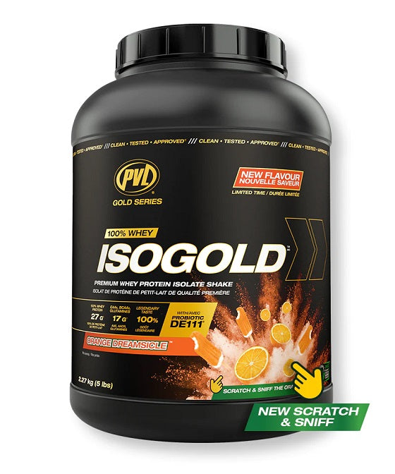 PVL Essentials Gold Series IsoGold, Orange Dreamsicle - 2270g - Protein Supplements at MySupplementShop by PVL Essentials